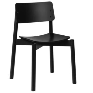noo.ma Čern&aacute; dřevěn&aacute; j&iacute;deln&iacute; židle Wem