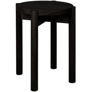 noo.ma Čern&aacute; dřevěn&aacute; stolička Hopp 45 cm