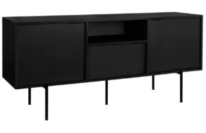 noo.ma Čern&aacute; komoda Bau 180 x 50 cm