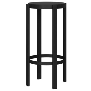 noo.ma Čern&aacute; kovov&aacute; barov&aacute; židle Doon 75 cm