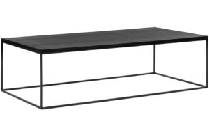 noo.ma Čern&yacute; dubov&yacute; konferenčn&iacute; stolek Kafibor 100 x 50 cm