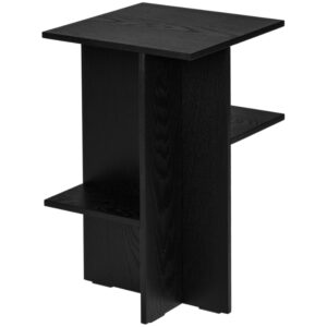 noo.ma Čern&yacute; dubov&yacute; odkl&aacute;dac&iacute; stolek Atik 36 x 36 cm