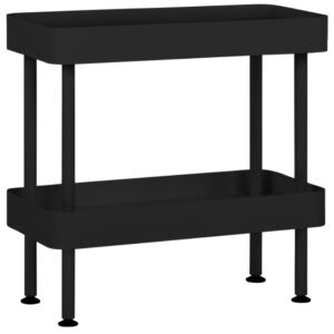 noo.ma Čern&yacute; kovov&yacute; odkl&aacute;dac&iacute; stolek Nolle II. 60 x 30 cm