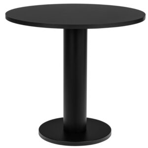 noo.ma Čern&yacute; lakovan&yacute; bistro stolek Sool 80 cm