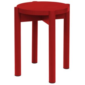 noo.ma Červen&aacute; dřevěn&aacute; stolička Hopp 45 cm