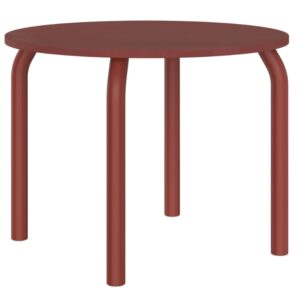 noo.ma Červen&yacute; dřevěn&yacute; j&iacute;deln&iacute; stůl Meko 100 cm