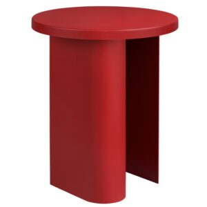 noo.ma Červen&yacute; kovov&yacute; odkl&aacute;dac&iacute; stolek Sato 35 cm