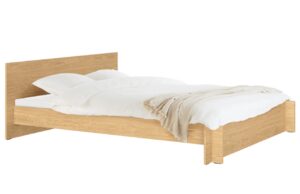 noo.ma Dubov&aacute; dvoulůžkov&aacute; postel Valt 200 x 200 cm s ro&scaron;tem