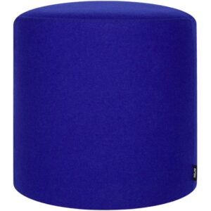 noo.ma Modr&yacute; vlněn&yacute; puf Folk 40 cm