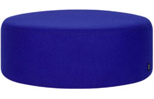 noo.ma Modr&yacute; vlněn&yacute; puf Folk 70 cm