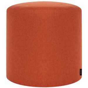 noo.ma Oranžov&yacute; vlněn&yacute; puf Folk 40 cm