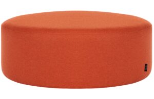 noo.ma Oranžov&yacute; vlněn&yacute; puf Folk 70 cm