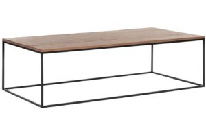 noo.ma Ořechov&yacute; konferenčn&iacute; stolek Kafibor 100 x 50 cm