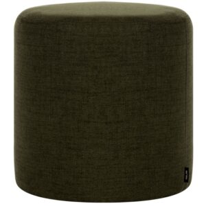 noo.ma Tmavě zelen&yacute; čalouněn&yacute; puf Folk 40 cm