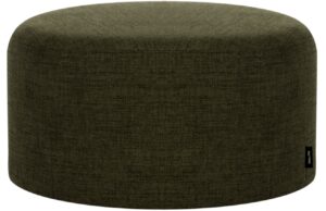 noo.ma Tmavě zelen&yacute; čalouněn&yacute; puf Folk 50 cm