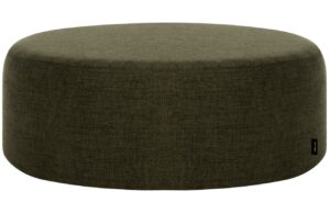 noo.ma Tmavě zelen&yacute; čalouněn&yacute; puf Folk 70 cm