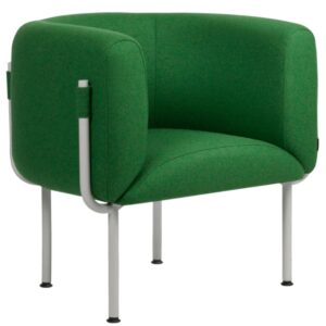 noo.ma Zelen&eacute; čalouněn&eacute; křeslo Ubi Mini