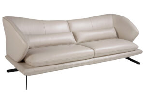 Angel Cerd&aacute; B&eacute;žovo&scaron;ed&aacute; kožen&aacute; trojm&iacute;stn&aacute; pohovka No. 6146