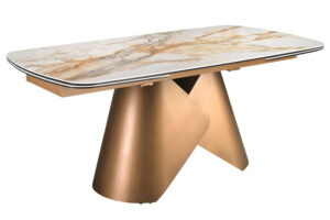 Angel Cerd&aacute; B&iacute;l&yacute; rozkl&aacute;dac&iacute; porcel&aacute;nov&yacute; j&iacute;deln&iacute; stůl No. 1176