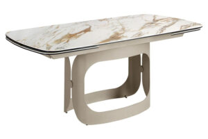 Angel Cerd&aacute; B&iacute;l&yacute; rozkl&aacute;dac&iacute; porcel&aacute;nov&yacute; j&iacute;deln&iacute; stůl No. 1188