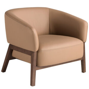Angel Cerd&aacute; Hněd&eacute; kožen&eacute; křeslo No. 5189