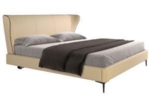 Angel Cerd&aacute; Kr&eacute;mov&aacute; koženkov&aacute; dvoulůžkov&aacute; postel No. 7157