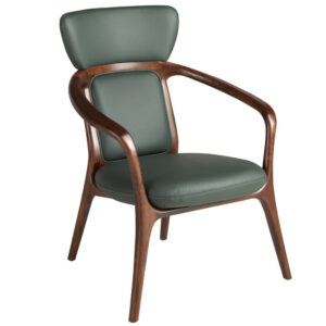 Angel Cerd&aacute; Zelen&eacute; koženkov&eacute; křeslo No. 5180