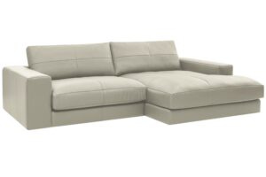 Bobochic Paris B&eacute;žov&aacute; kožen&aacute; rohov&aacute; pohovka Leonard 274 cm