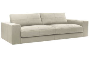 Bobochic Paris B&eacute;žov&aacute; kožen&aacute; trojm&iacute;stn&aacute; pohovka Leonard 274 cm