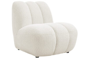 Bobochic Paris B&iacute;l&eacute; křeslo Janissaire