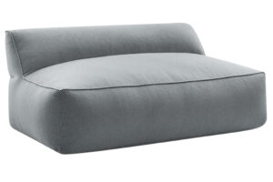 Bobochic Paris Čern&aacute; zahradn&iacute; pohovka Riviera 160 cm