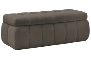 Bobochic Paris Hněd&aacute; boucl&eacute; lavice Mont-Blanc 144 cm s &uacute;ložn&yacute;m prostorem