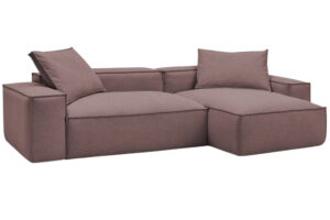 Bobochic Paris Růžov&aacute; rohov&aacute; pohovka Boheme 302 cm