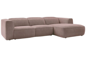 Bobochic Paris Růžov&aacute; rohov&aacute; pohovka William 298 cm