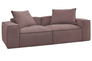 Bobochic Paris Růžov&aacute; trojm&iacute;stn&aacute; pohovka Boheme 260 cm