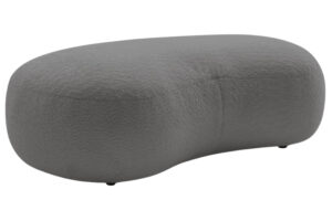 Bobochic Paris Světle &scaron;ed&aacute; boucl&eacute; podnožka Saint-Germain 147 x 90 cm