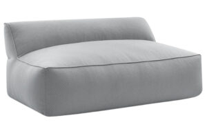 Bobochic Paris Světle &scaron;ed&aacute; zahradn&iacute; pohovka Riviera 160 cm