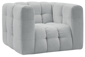 Bobochic Paris Světle &scaron;ed&eacute; křeslo Ulysse