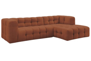 Bobochic Paris Terakotově oranžov&aacute; rohov&aacute; pohovka Cloud 288 cm