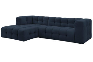 Bobochic Paris Tmavě modr&aacute; rohov&aacute; pohovka Cloud 288 cm