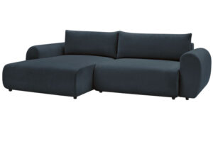 Bobochic Paris Tmavě modr&aacute; rozkl&aacute;dac&iacute; pohovka Lucien 314 cm