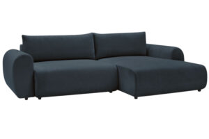 Bobochic Paris Tmavě modr&aacute; rozkl&aacute;dac&iacute; pohovka Lucien 314 cm