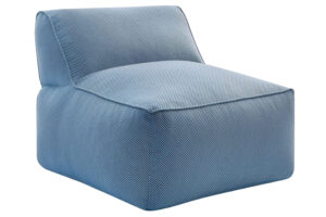 Bobochic Paris Tmavě modr&eacute; zahradn&iacute; křeslo Riviera