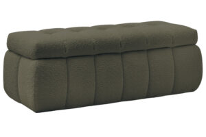 Bobochic Paris Zelen&aacute; boucl&eacute; lavice Mont-Blanc 144 cm s &uacute;ložn&yacute;m prostorem