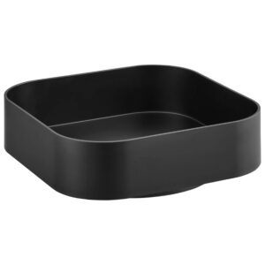 Čern&yacute; plastov&yacute; otočn&yacute; &uacute;ložn&yacute; organiz&eacute;r Yamazaki Tower 20 cm