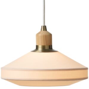 Halo Design Kr&eacute;mově b&iacute;l&eacute; z&aacute;věsn&eacute; světlo Paris Soft 24 cm