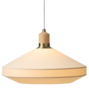 Halo Design Kr&eacute;mově b&iacute;l&eacute; z&aacute;věsn&eacute; světlo Paris Soft 40 cm