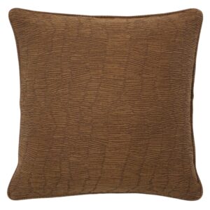 Hořčicově žlut&yacute; bavlněn&yacute; povlak na pol&scaron;t&aacute;ř Kave Home Labid 45 x 45 cm