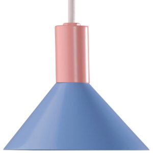 Jotex Růžovo-modr&eacute; kovov&eacute; z&aacute;věsn&eacute; světlo MOXY 13 cm