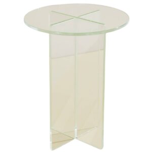 Jotex Skleněn&yacute; odkl&aacute;dac&iacute; stolek IRIS 35 cm